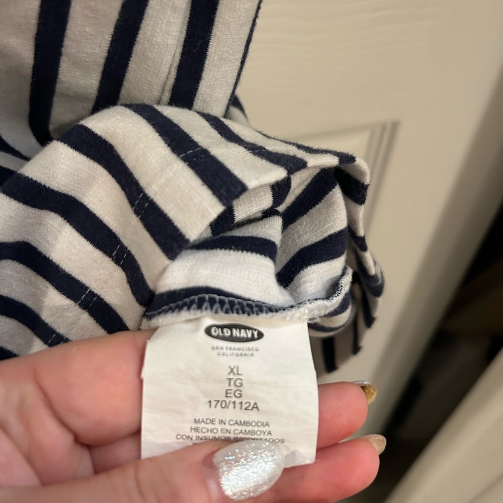 Old Navy Striped Mini Dress - Navy and White - Picture 6 of 6